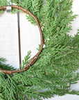Small Cedar Wreath (4.5" Center Ring) CW2
