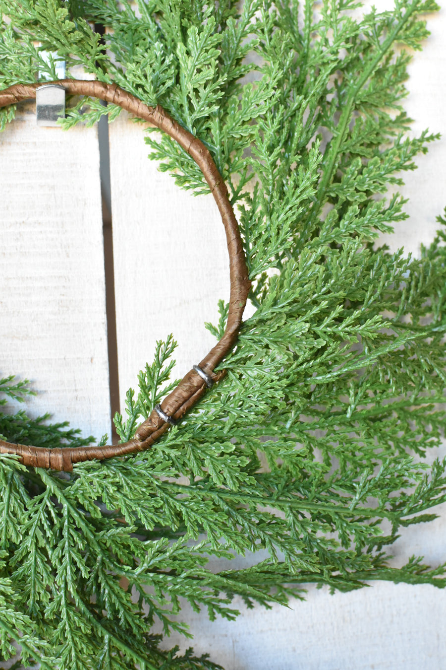 Small Cedar Wreath (4.5" Center Ring) CW2