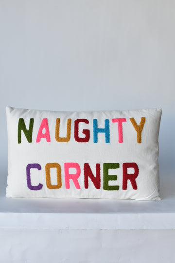 Naughty Corner Pillow