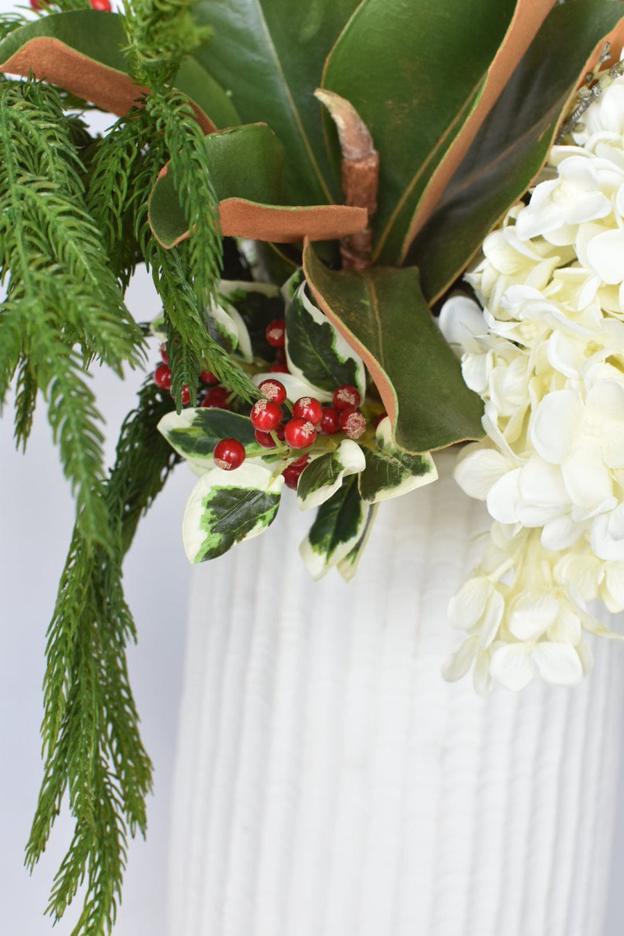 Classic Norfolk White Hydrangea - Curated Bundle