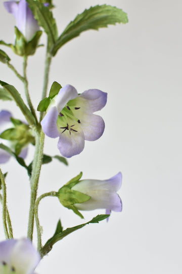34" Faux Purple Campanula Flower Stem - Bellflower