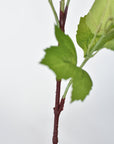 34" Faux White Snowball Hydrangea Stem