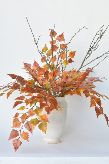 Red Orange Birch with Twigs - Curated Bundle