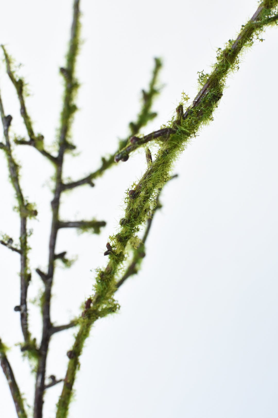 38" Faux Plastic Tree Branch With Moss