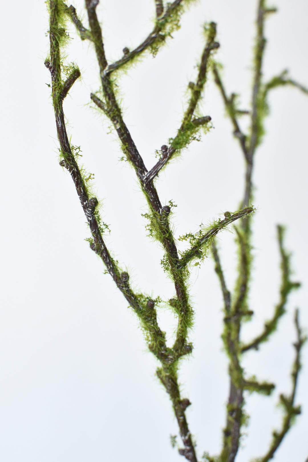 38" Faux Plastic Tree Branch With Moss
