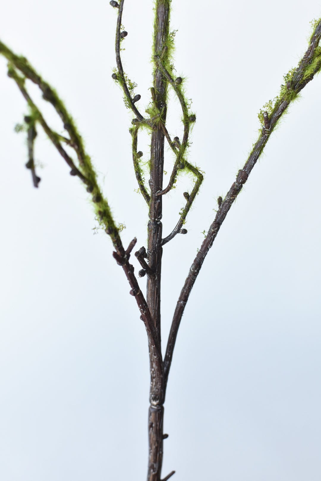 38" Faux Plastic Tree Branch With Moss