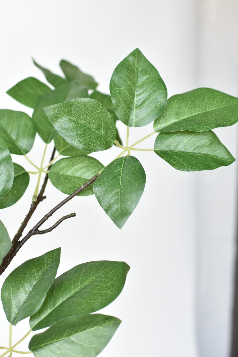 50" Faux Schefflera Leaf Branch Stem