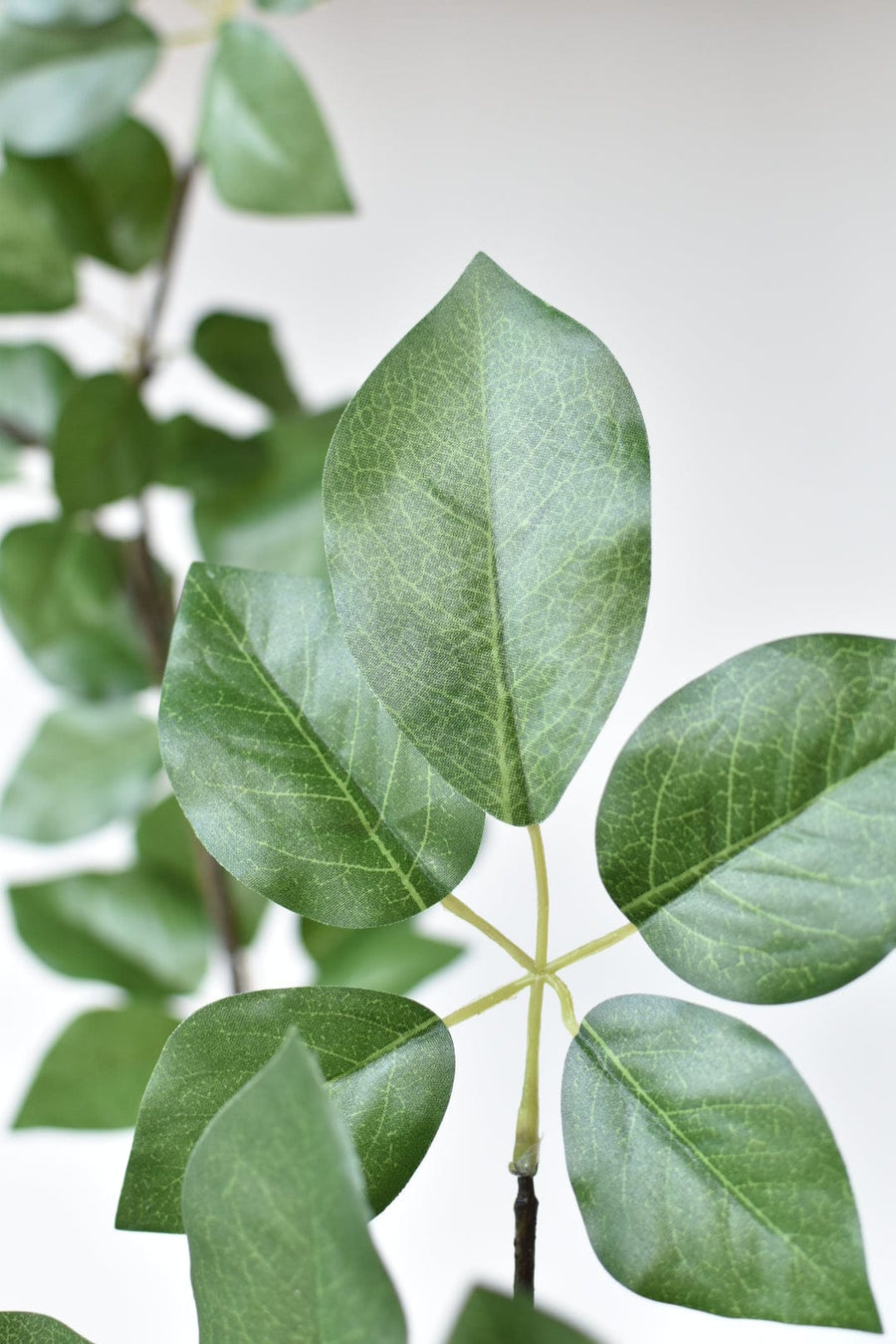 50" Faux Schefflera Leaf Branch Stem