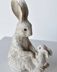 7.5" Bunny w/Young Bunny Figure
