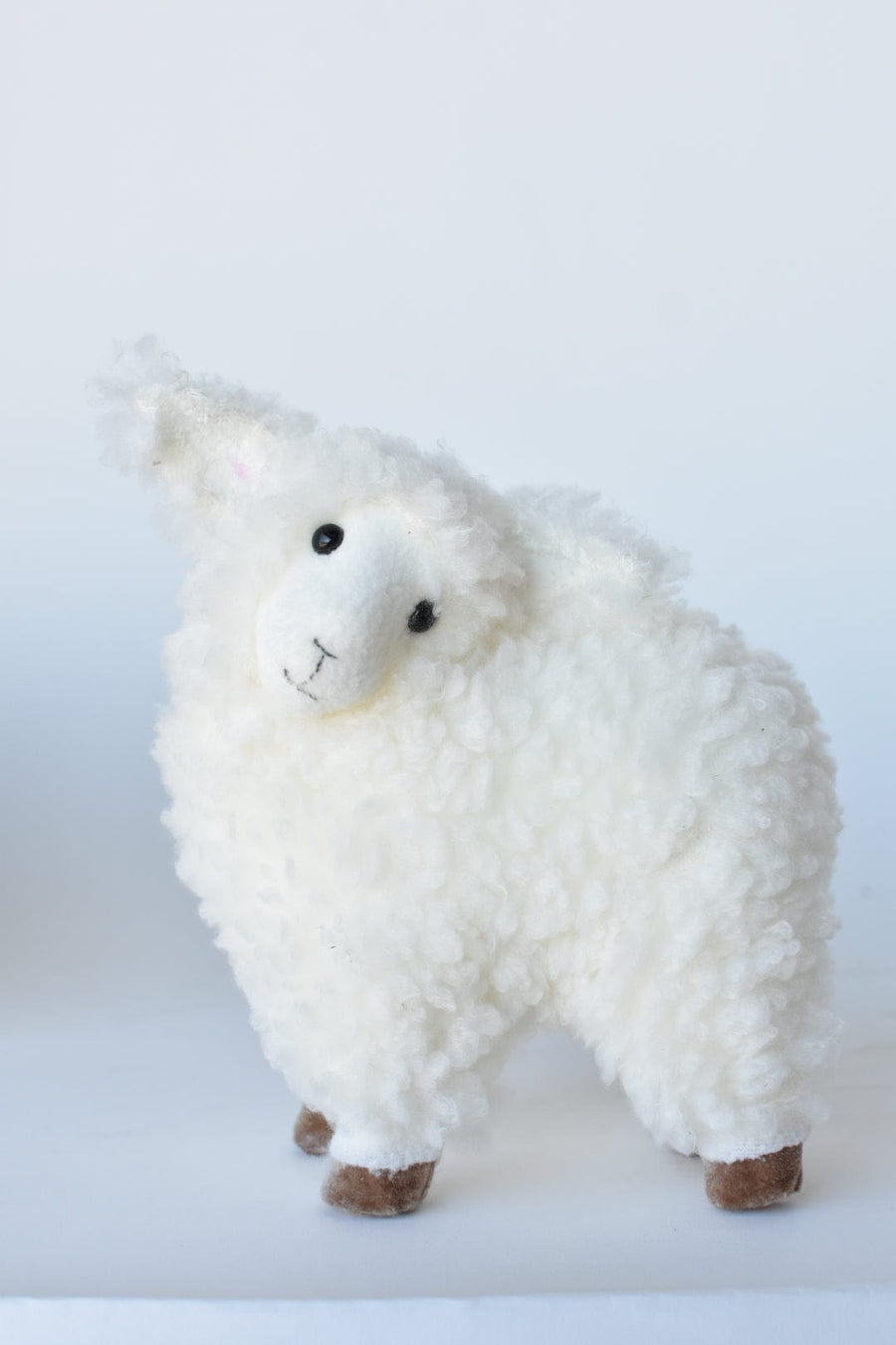 Fluffy Little Lamb Figures - Set of 2