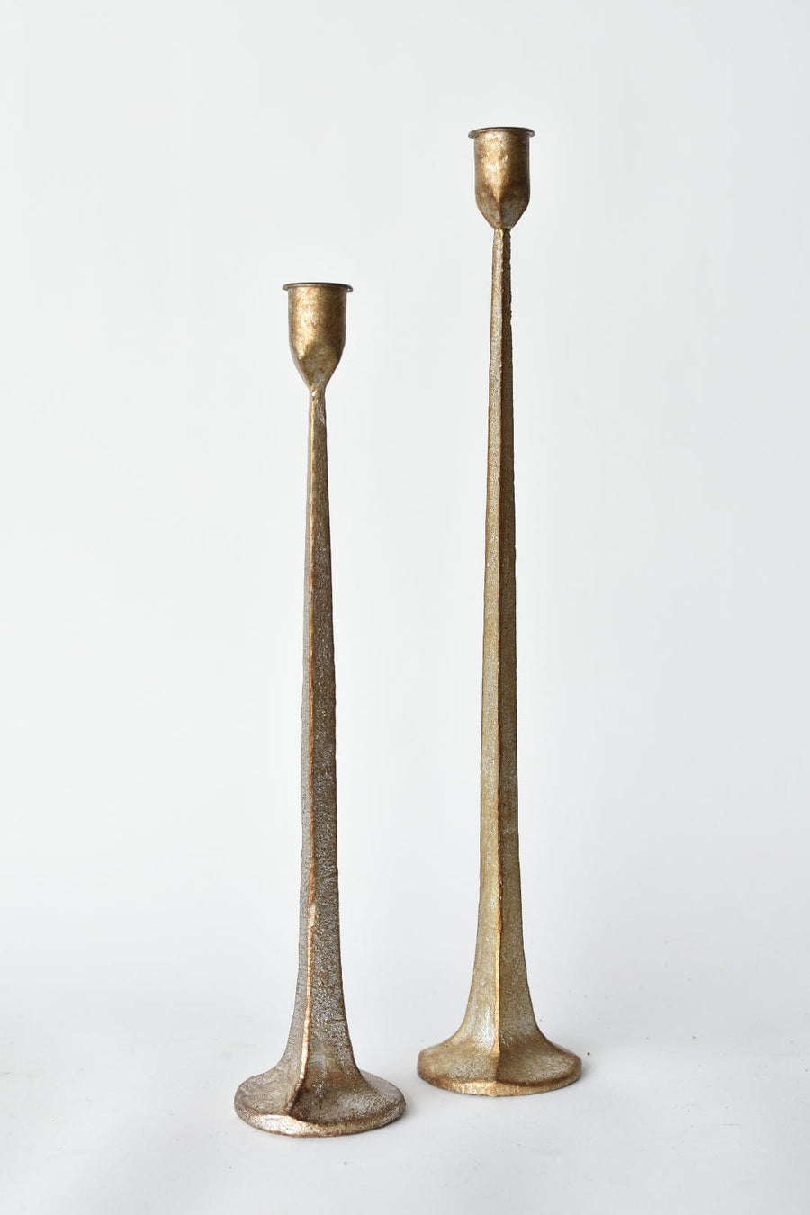 Taper Gold/Silver Candlestick
