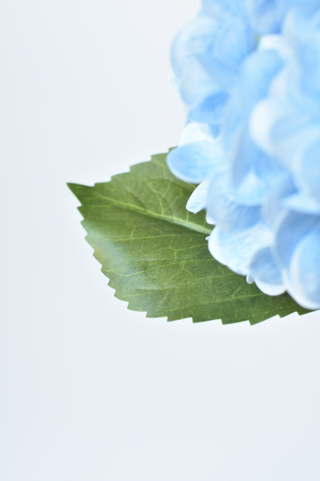 19" Faux Blue Real Touch Hydrangea