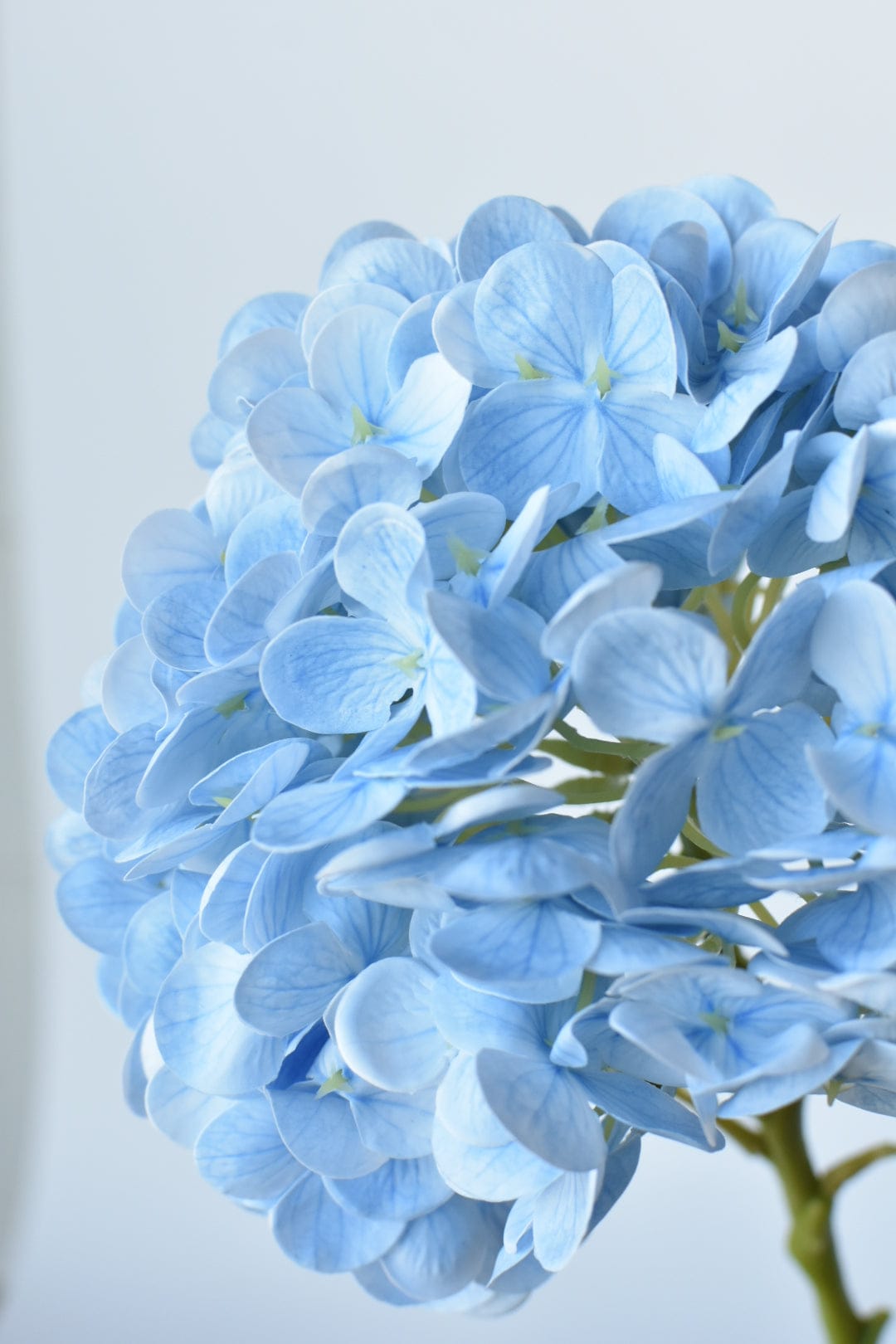 19" Faux Blue Real Touch Hydrangea