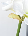 29" Faux White Amaryllis Stem