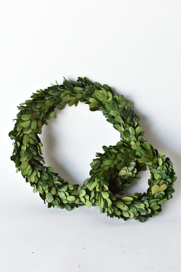 Preserved Boxwood Wreath (Available in 2 Sizes)