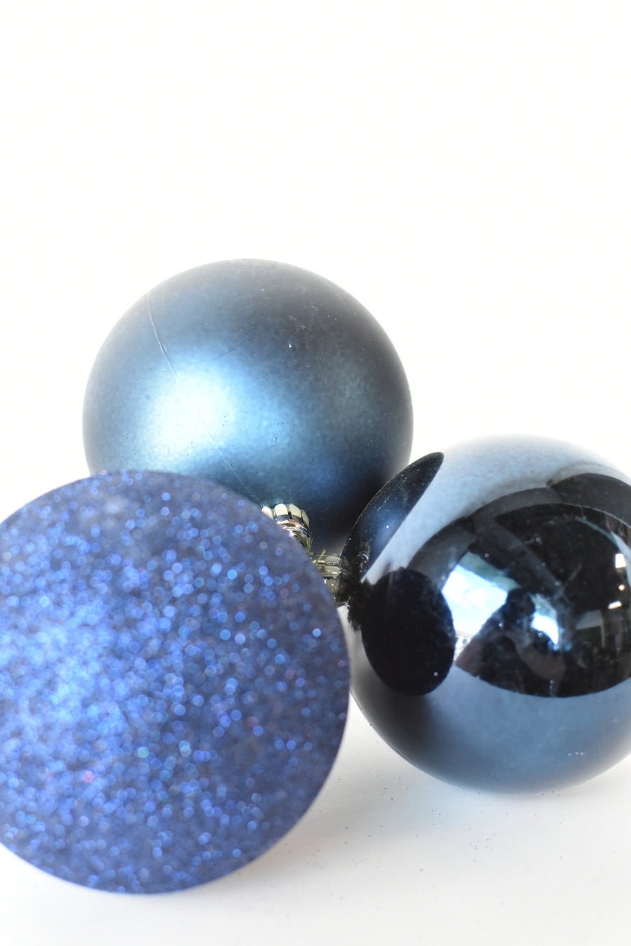 Dark Blue Plastic Ornament Cluster