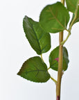 23" Faux Red Rose Bud Stem