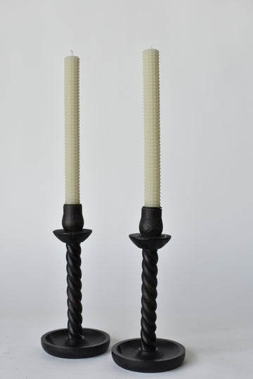 10"H Hobb Nail Taper Candles