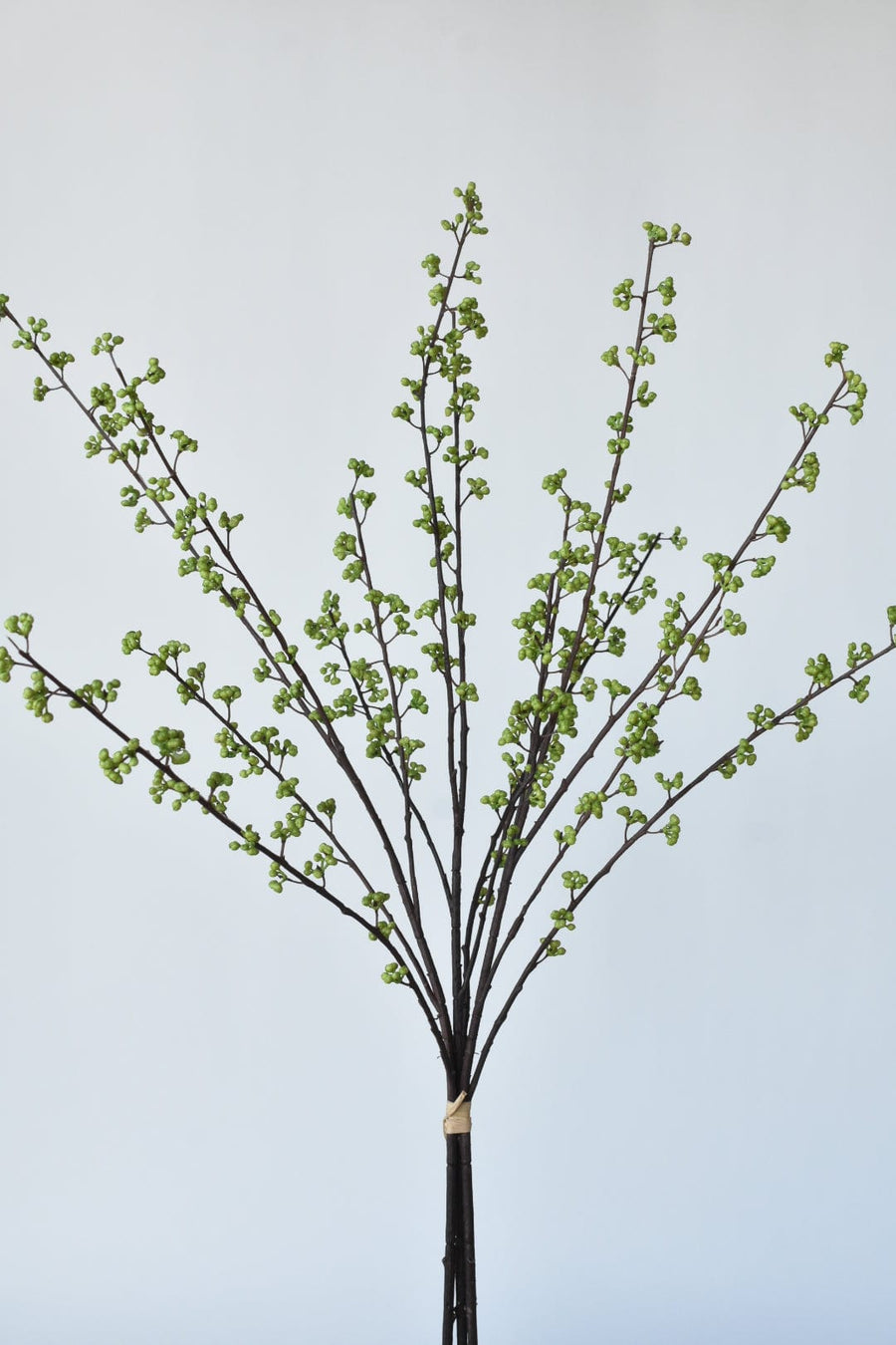 34" Faux Berry Stem Bundle: Green