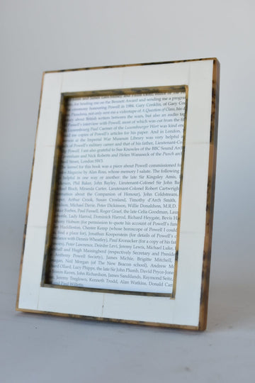 Enlayed Horn Picture Frame