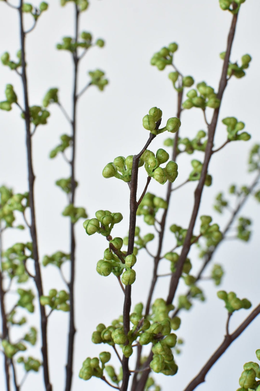 34" Faux Berry Stem Bundle: Green