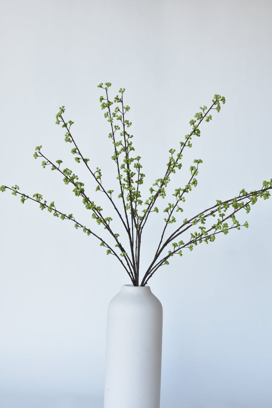 34" Faux Berry Stem Bundle: Green