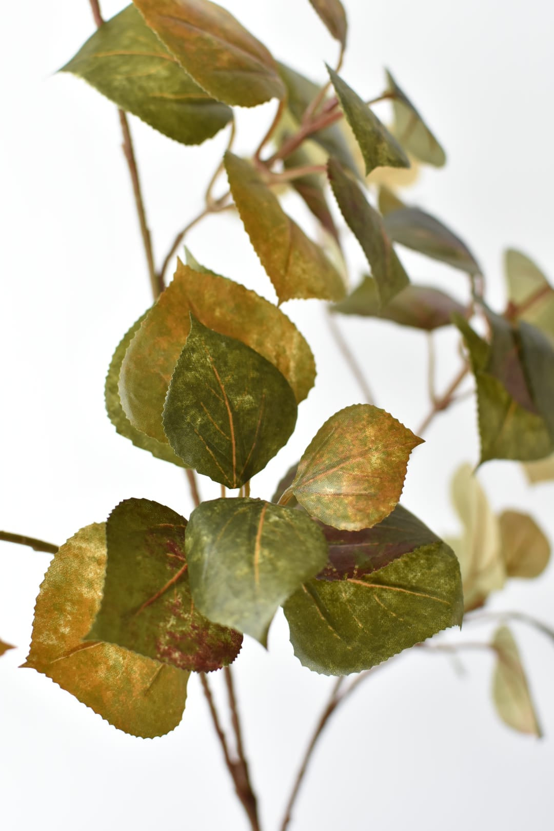Faux cotinus stem that splits at 6.5 inches for a 6 to 8 inch vase