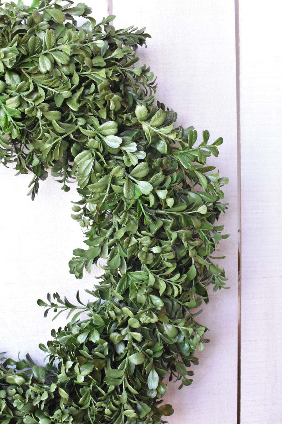 22" Faux Boxwood Door Wreath