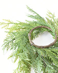 14" Faux Cedar Candle Ring (Fits up to a 3" Pillar Candle) CR1