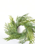 14" Faux Cedar Candle Ring (Fits up to a 3" Pillar Candle) CR1