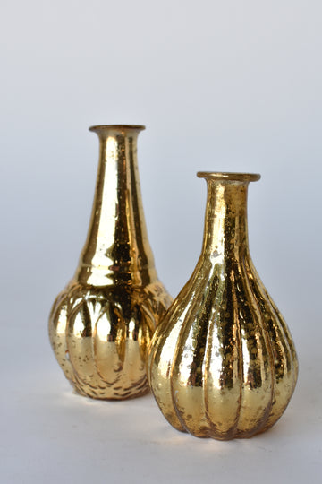 Gold Mercury Glass Vase