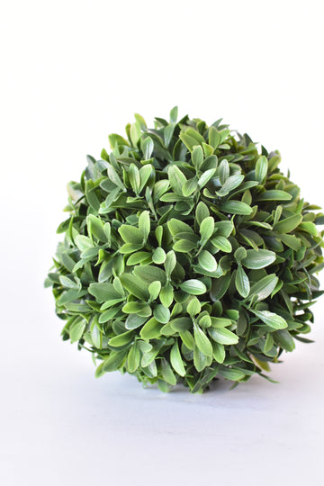 6.5" Faux Boxwood Ball