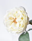 26" Faux Garden Rose - Off White