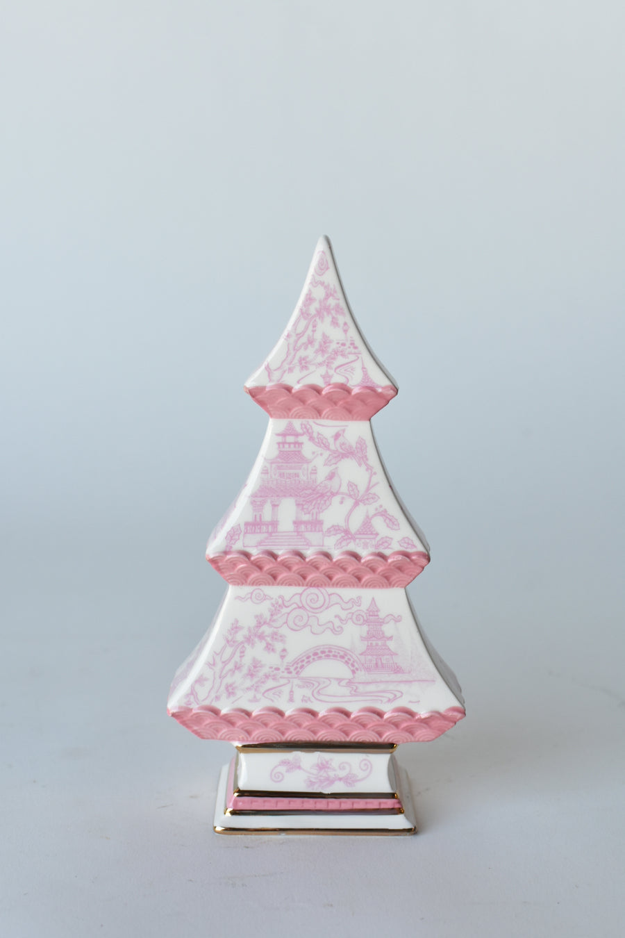 7" Pink Chinoiserie Tree Small