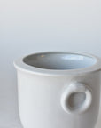 Creamware Cachepot with Ring Handles