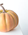 5.5" x 6" Faux Faded Orange Pumpkin