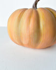 5.5" x 6" Faux Faded Orange Pumpkin