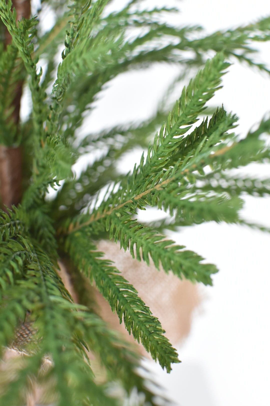 26" Faux Norfolk Tree in Stonemix Pot w/Burlap Root Ball