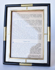 Mixed Bone and Brass Picture Frame