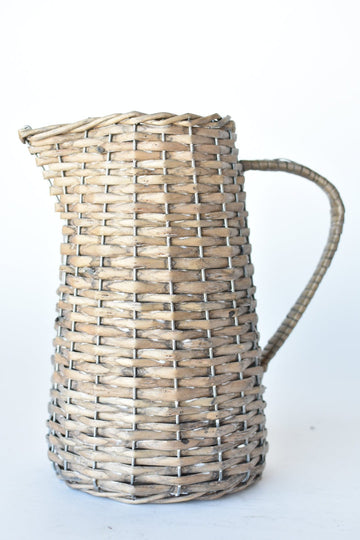 9.5"H Willow Pitcher Container