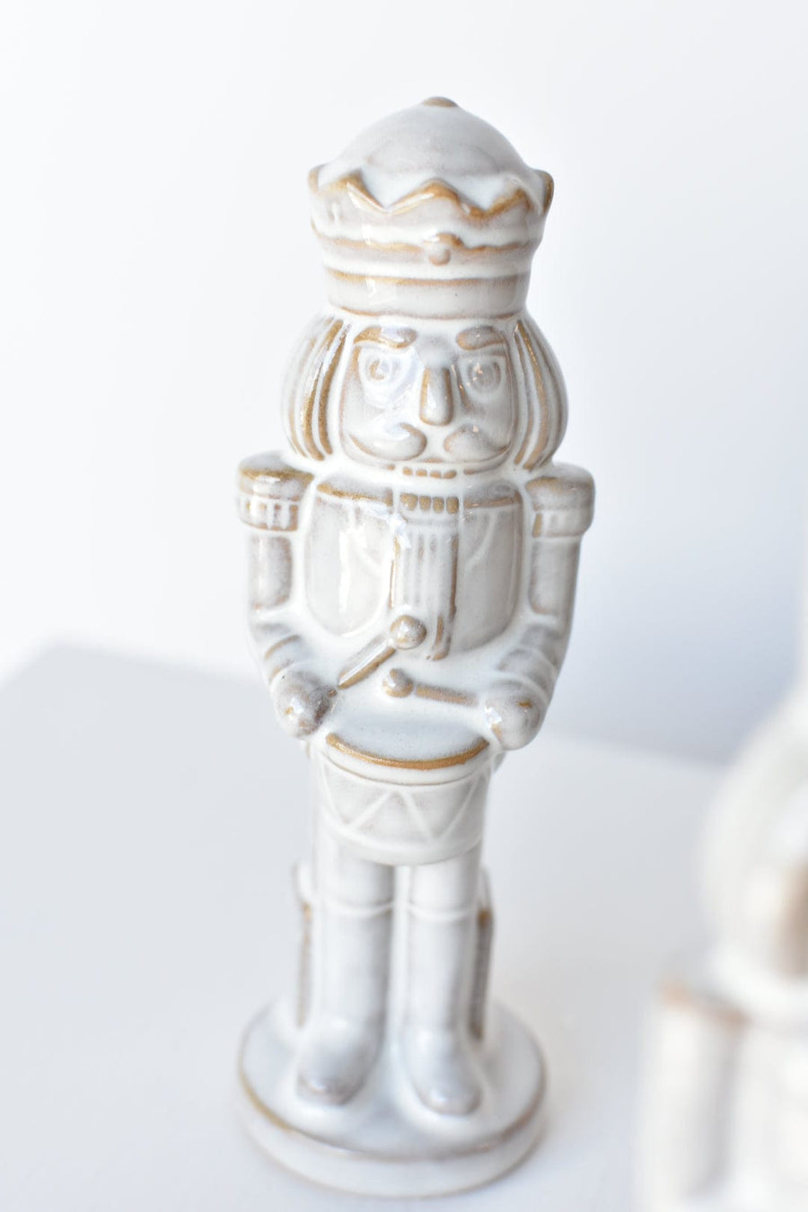 7" Ceramic Nutcracker Figures - Set of 3