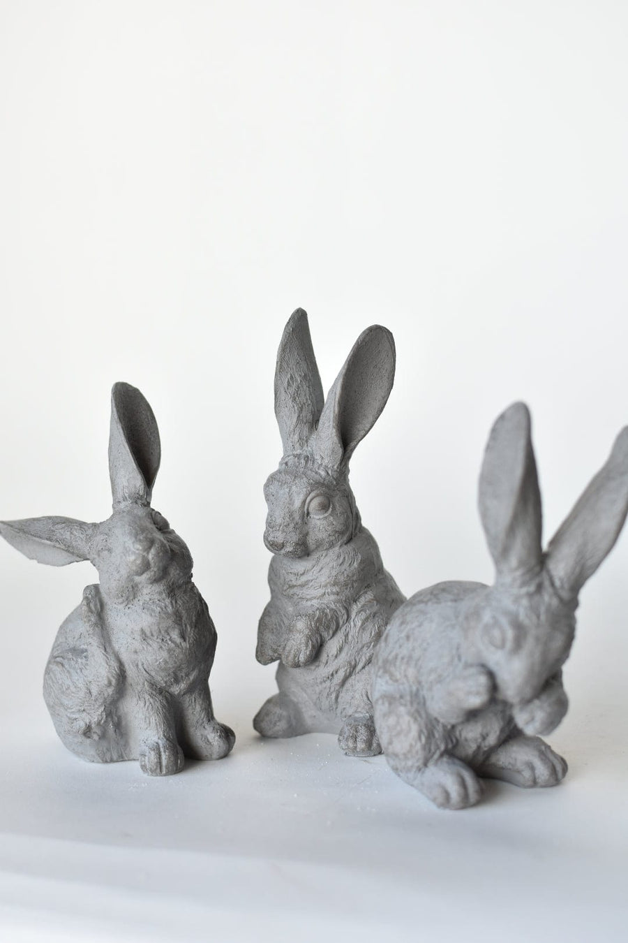 Set of 3 Bunny Figures: 5"-6"