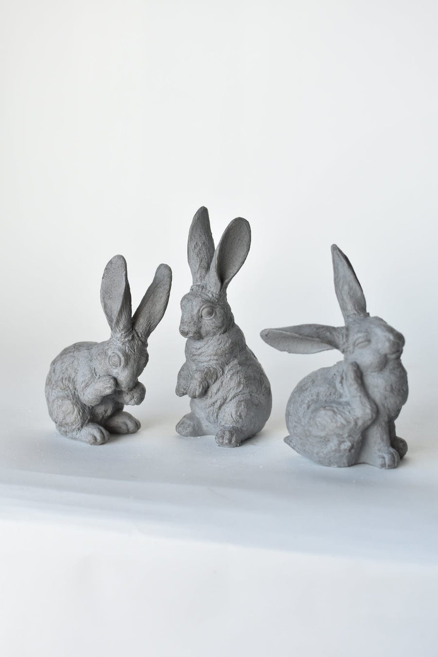 Set of 3 Bunny Figures: 5"-6"