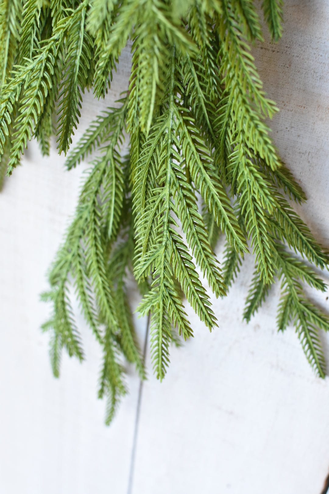 26" Faux Norfolk Teardrop Swag - Real Touch