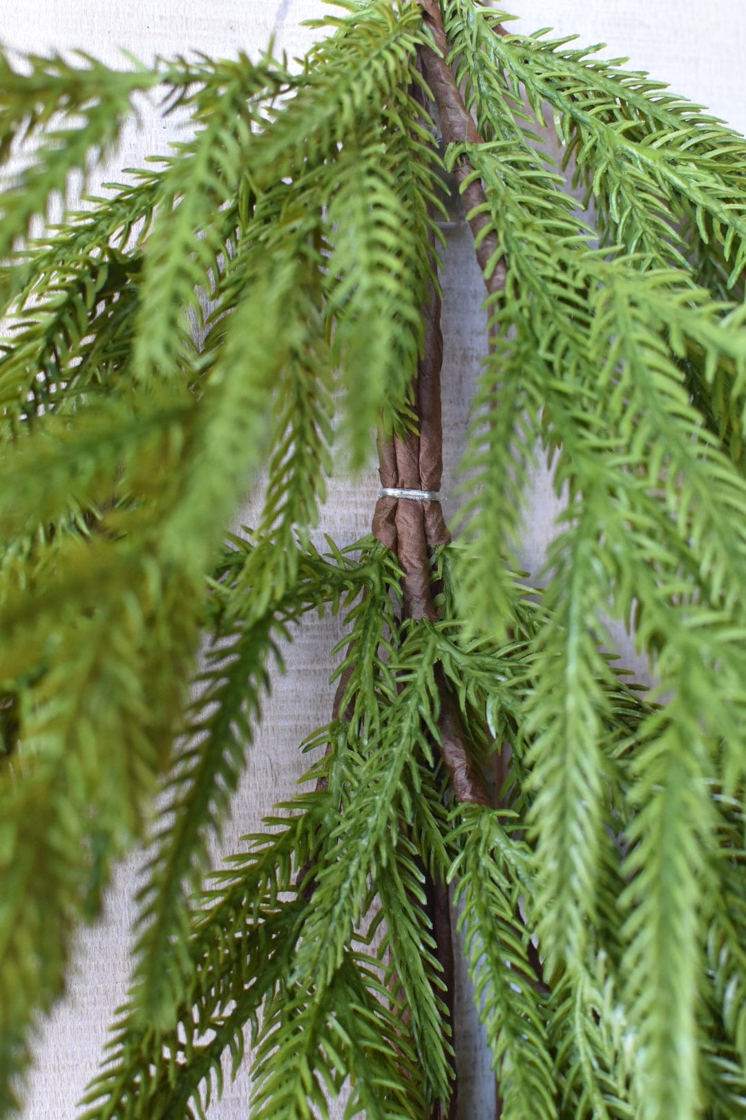 26" Faux Norfolk Teardrop Swag - Real Touch