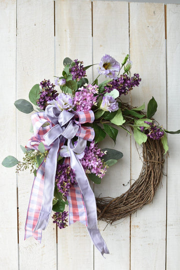 Shades of Purple and Lavendar Wreath