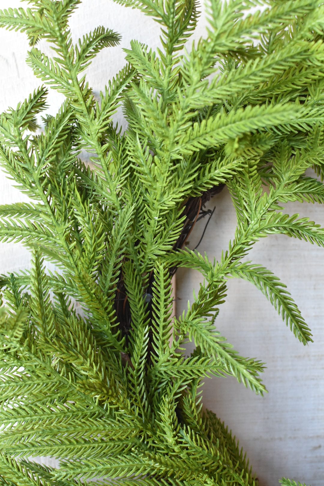 24" Faux Norfolk Wreath - Real Touch