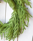 24" Faux Norfolk Wreath - Real Touch