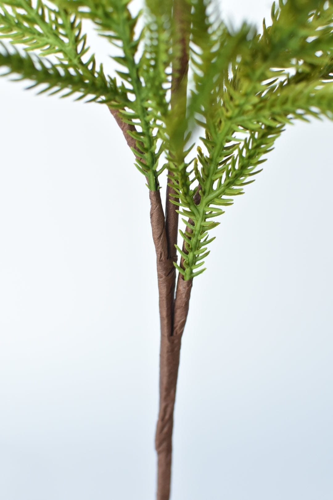 25" Faux Green Norfolk Pine - Cypress Spray Stem