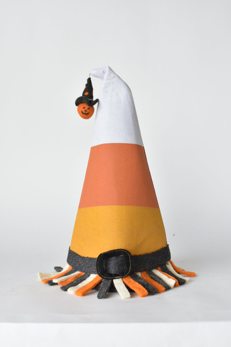 18" Tall Candy Corn Felt Hat